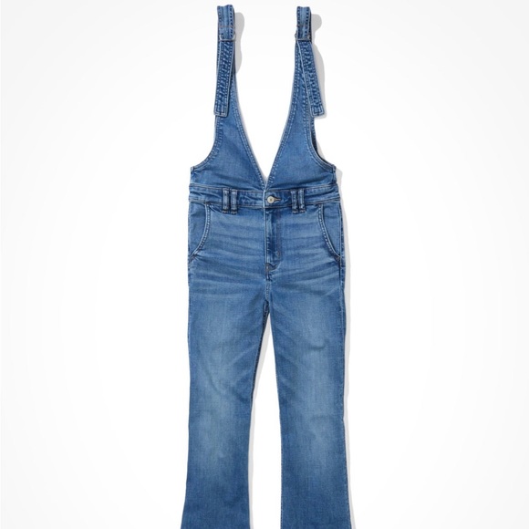 AE Denim Flare Overall - Picture 4 of 13